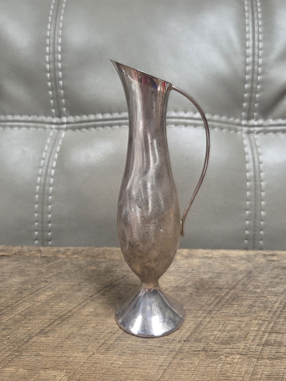 Vintage WMF Ikora Silver-Plated Bud Vase Mini Pitcher, Germany Shape 941 Bin 1K